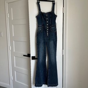 Denim overalls